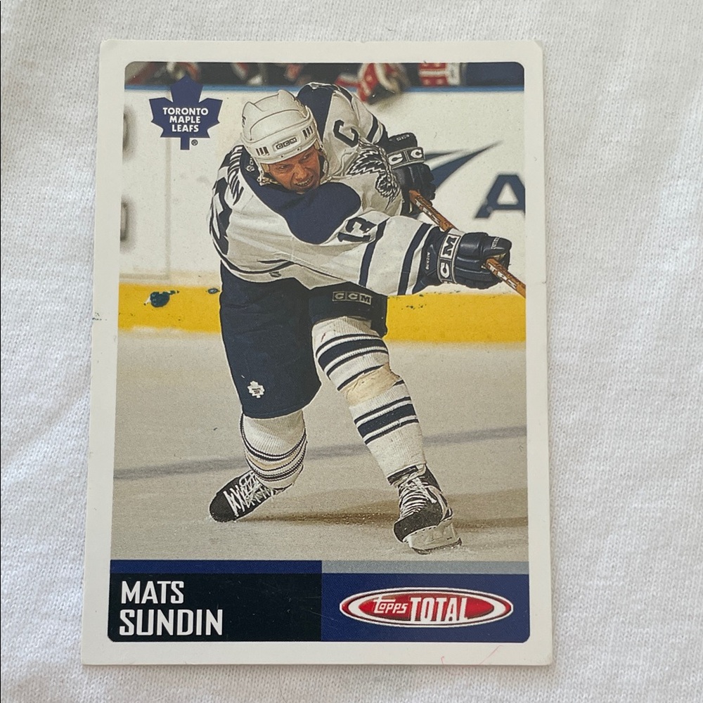 2002-03 Topps Total Mats Sundin Toronto Maple Leafs Card #TTC28